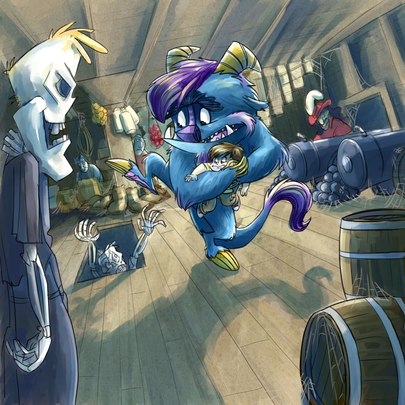 From Monster Needs a Party. Image Courtesy of Mighty Media Press.